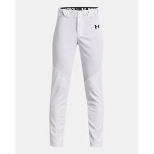 Under Armour Boys White Black UA Utility Baseball Pants Size L